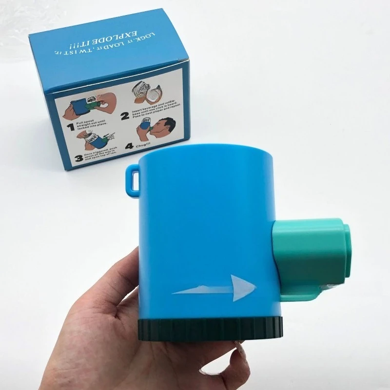 Revólver divertido para despedida de soltera, ruleta que bebidas, accesorios de juego de cerveza, Material de seguridad, entretenimiento portátil exquisito, 1 Uds.