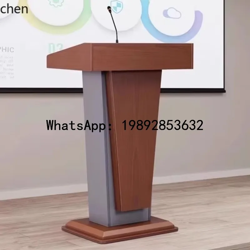 

P5/15 Office Podium Simple Speech Conference Room Front Desk Chair Podium Reception Hotel Consultant Welcome Desk Podium
