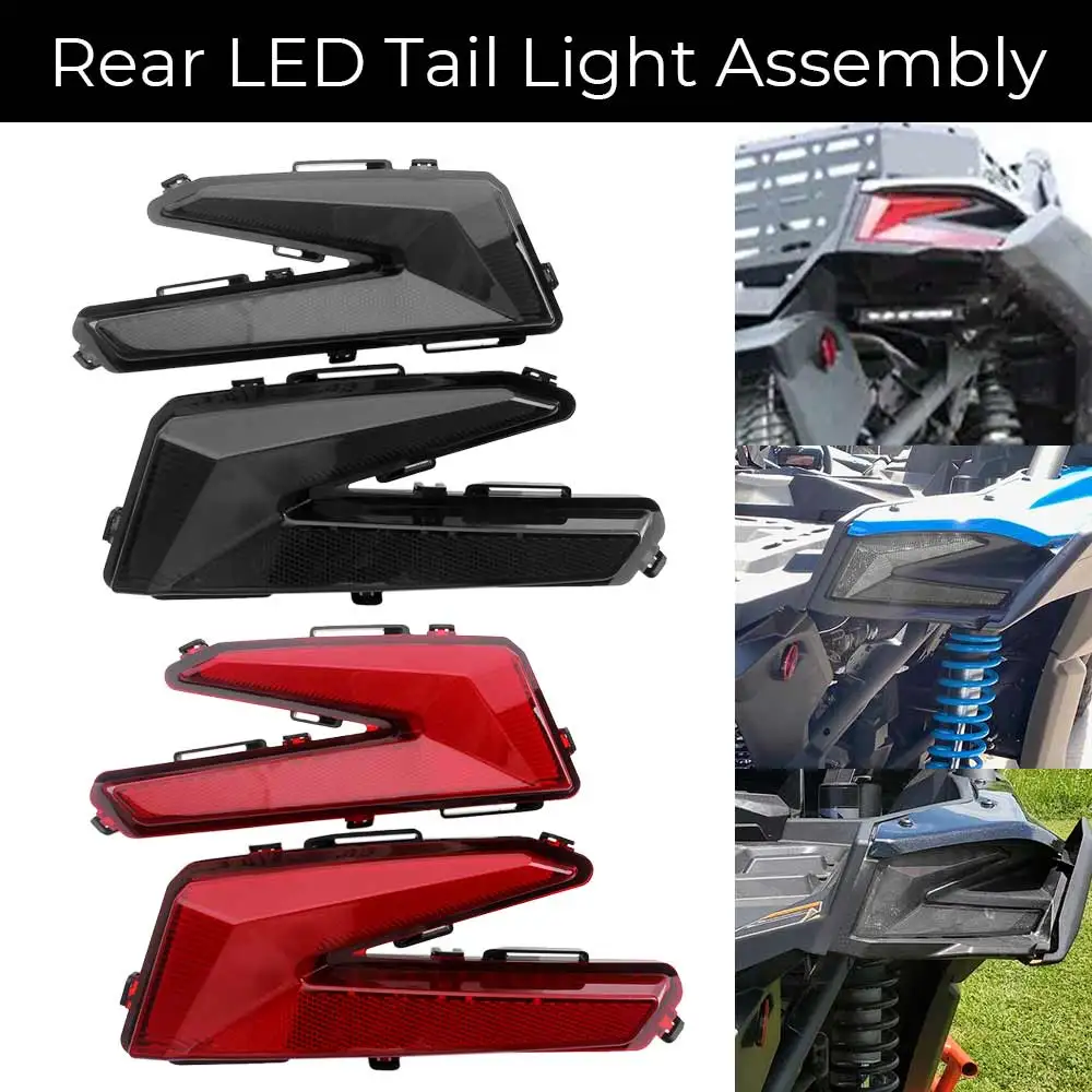 

Rear LED Tail Light Assembly Left & Right Accessory For Can-Am Maverick X3 XDS XRS Max Turbo R 2017-2026 # 710004743 710004744