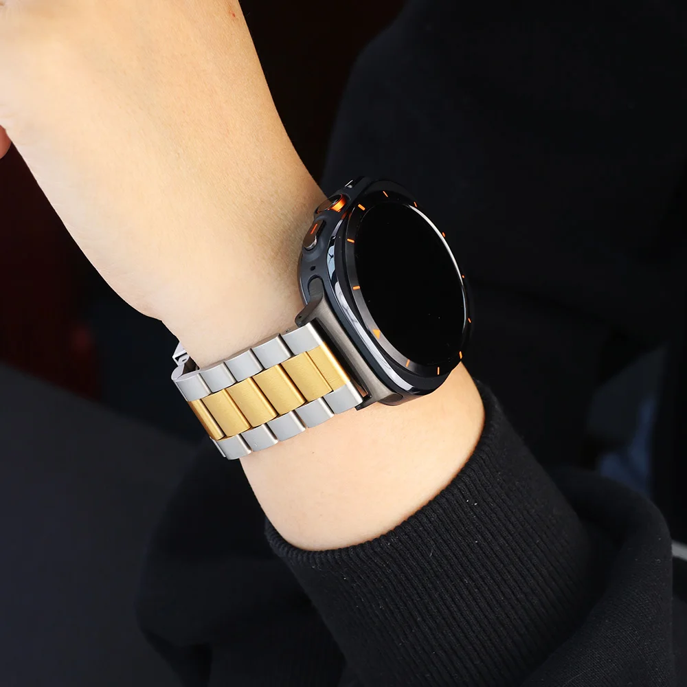 Metallarmband für Samsung Galaxy Watch Ultra2 2026 2025 Luxus Herrenarmband Edelstahlarmband für Samsung Galaxy Ultra 47mm. – Detail 6
