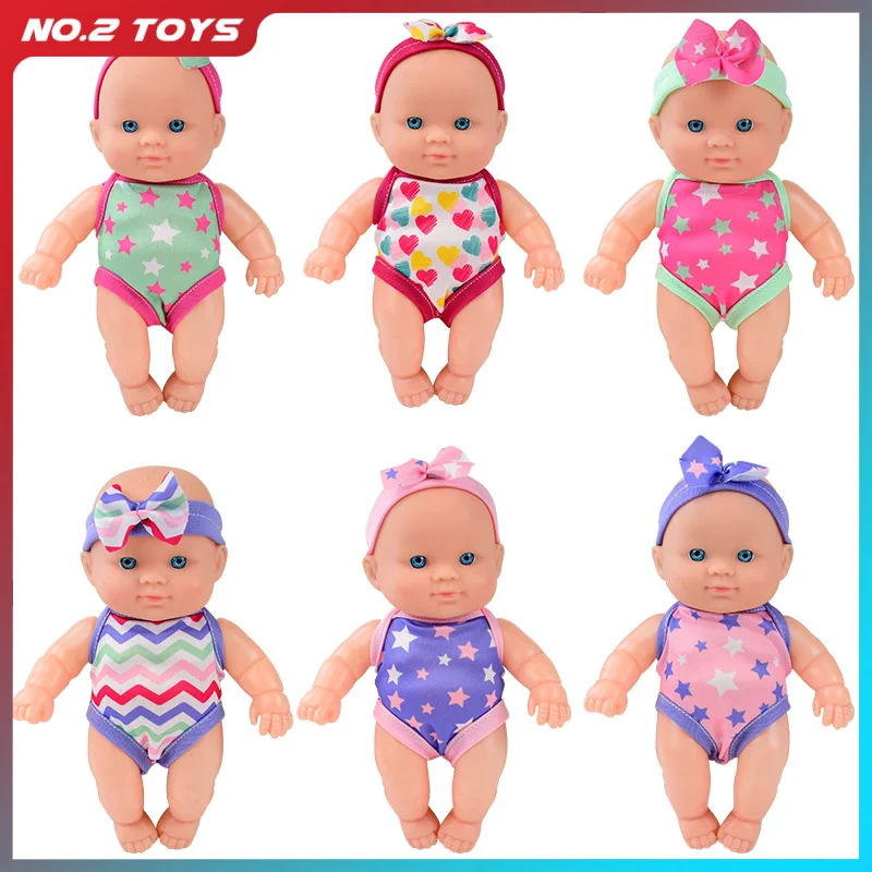 Mini bambole rinate realistiche bambole morbide in silicone giocattolo comfort simulazione bambole bambole in vinile regali per ragazze bambini bambino