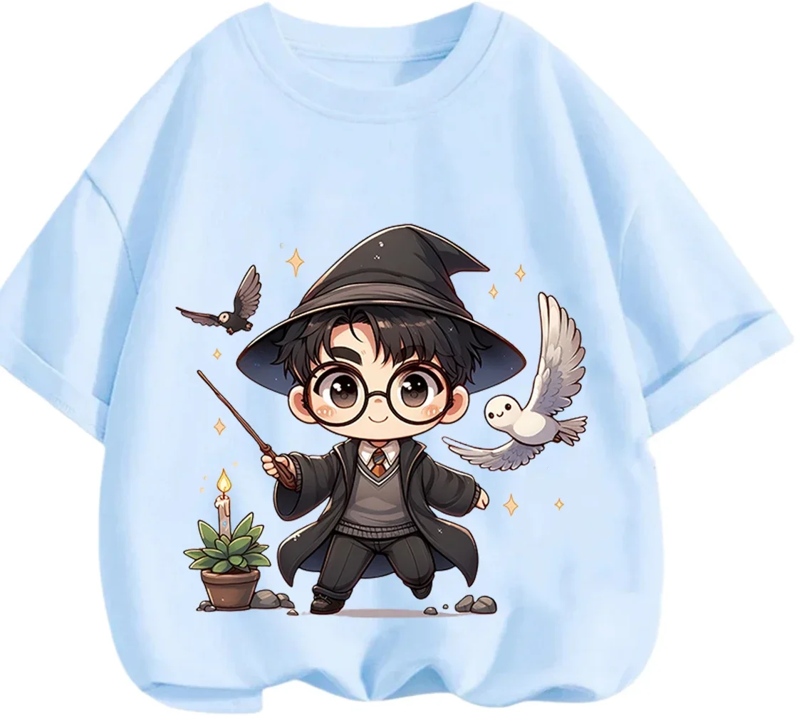 Soft Comfortable Harry Potter T Shirt Summer Casual Short Sleeve Fashion Clothing Boys Girls 3 14