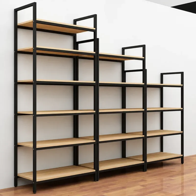 Commercial Multi Layer Display Shelf for Convenience Store Supermarket Cosmetics Snack Sample Storage Rack Cabinet
