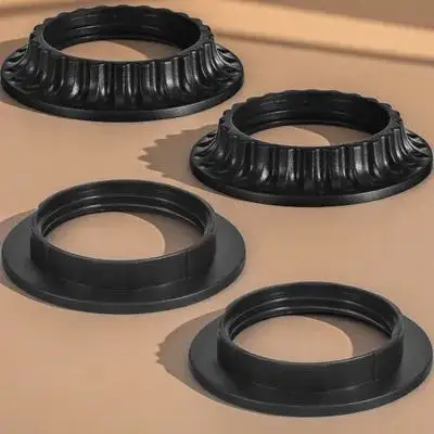 

4 шт. переходное кольцо абажура E27 E26, крепежная розетка, кольца для воротника, современная безопасная установка, запасные части для подвески