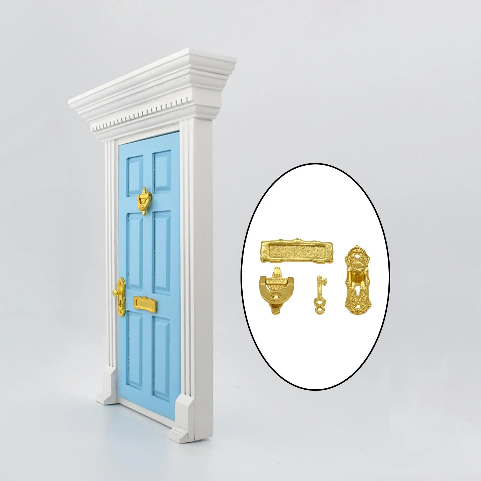 Maison de poupée échelle 1/12, jouet Miniature, serrures de porte miniatures pour filles, garçons et enfants