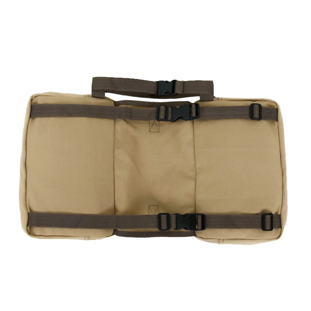 

Dog Rucksack Sturdy Canvas Adjustable Straps for Snacks Water Keys Outdoor Activities Khaki Dog Backpack