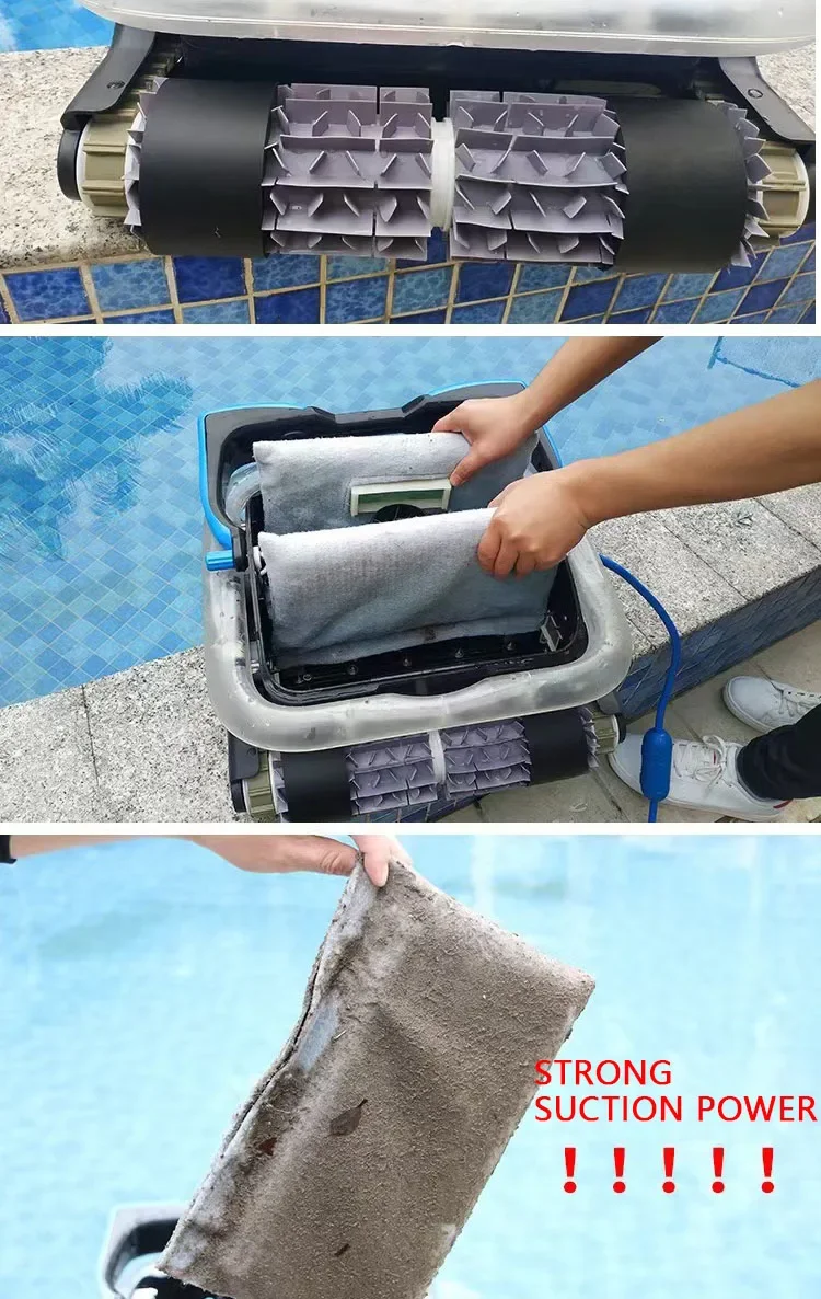 Robô De Limpeza De Piscina Automático, Aspirador De Spa, Acessórios De Natação, HJ3012