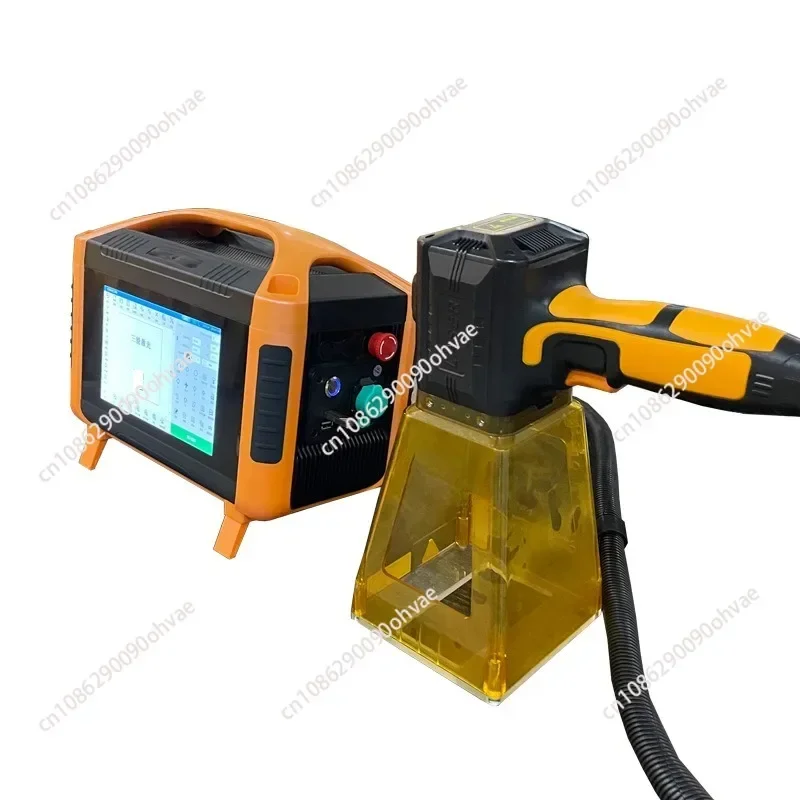 With battery touchscreens Handheld Protective cover 20W 30W 50W Fiber laser marking machine metal plastic engraver