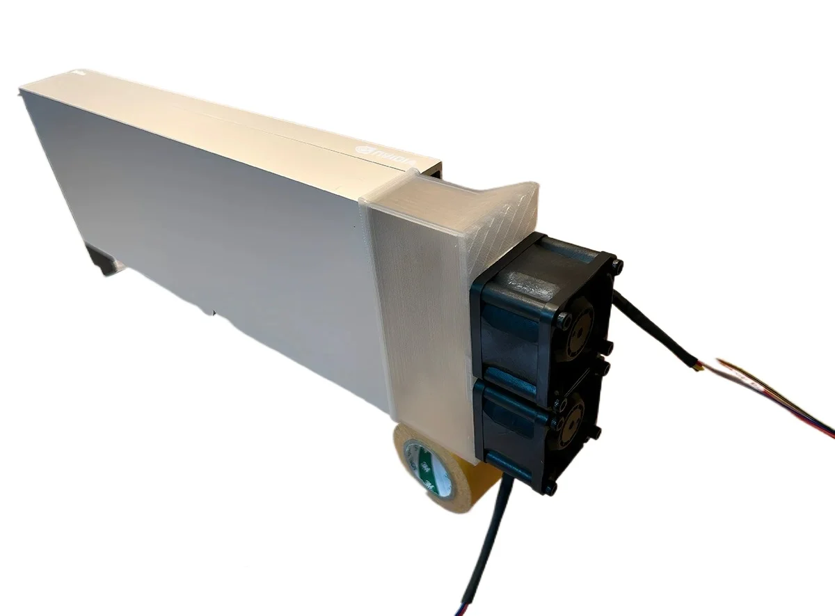 Dual High-Airflow Ultra-Short Fans for NVIDIA for Tesla A100 170HX H800 L40 A40 A30 Compute Cards