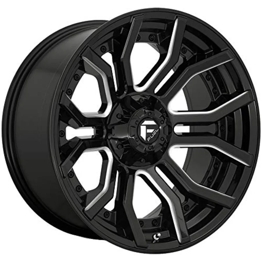 

Диски D711 RAGE 20X9 6X135/5.5 5.04 1mm GLOSS BLACK MILLED для внедорожников, черное матовое покрытие, высокопрочный фрезерованный алюминий.