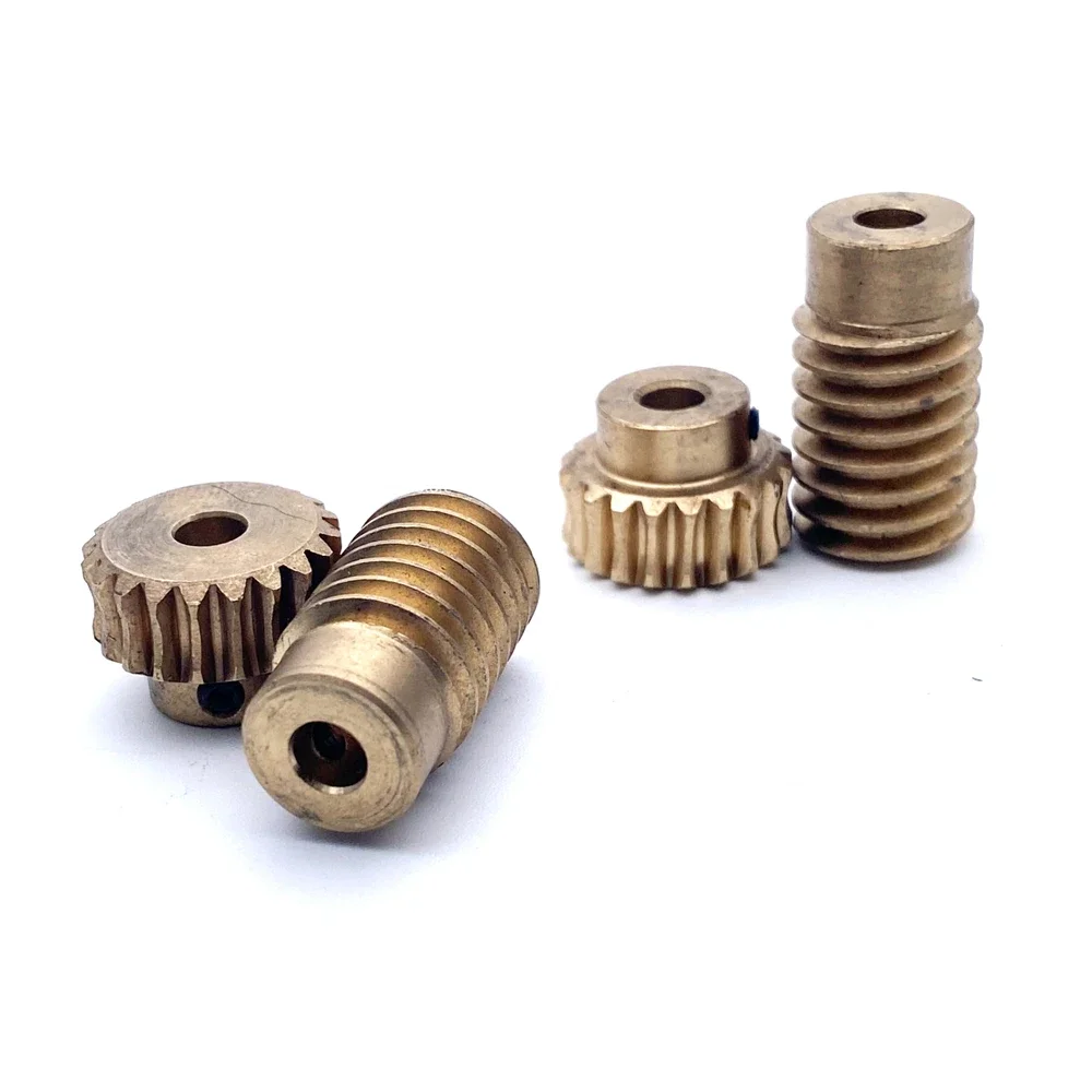 0.8M 20/30 Denti 1:20 1:30 Metallo Rame Worm Gear Ruota Riduttore Autobloccante Combinazione di Accessori