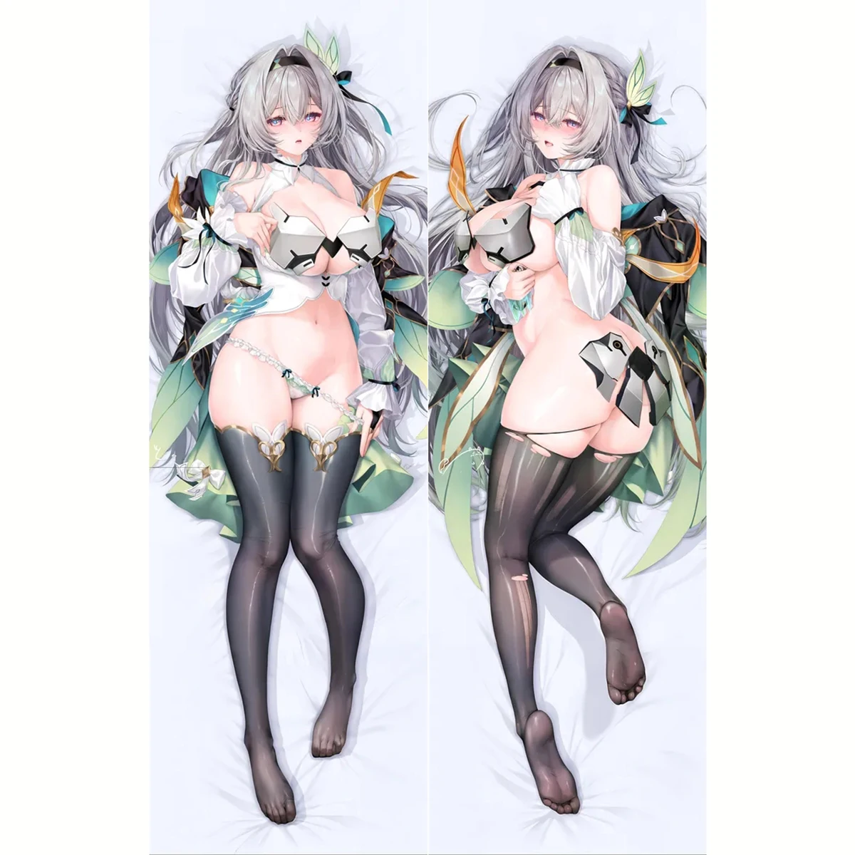 

Cute Amane Firefly Honkai: Star Rail Square Pillowcase Peach Skin 2WAY Decor Pillow Case Room Cushion Case