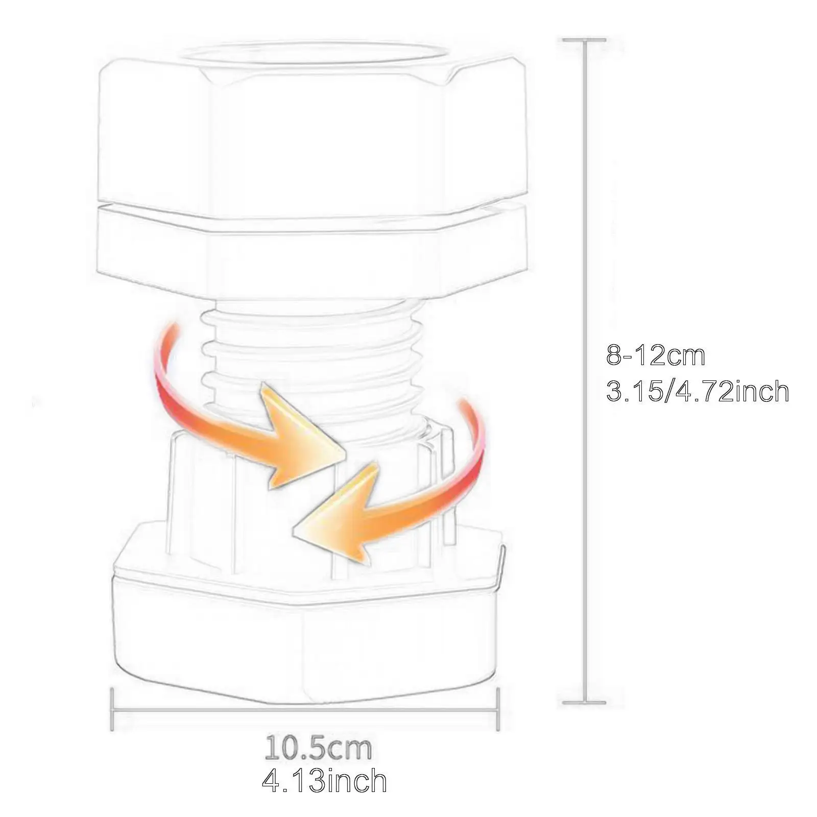 Universal Furniture Foot Pad Anti Slip Adjustable Washer and Dryer Stabilizer Pads for Floor Protect
