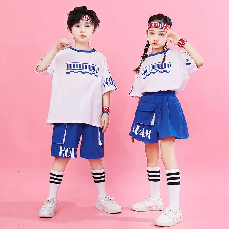 

Индивидуальная форма для выступлений черлидинга, студенческая спортивная форма для встреч, церемония открытия, униформа для детского сада с короткими рукавами