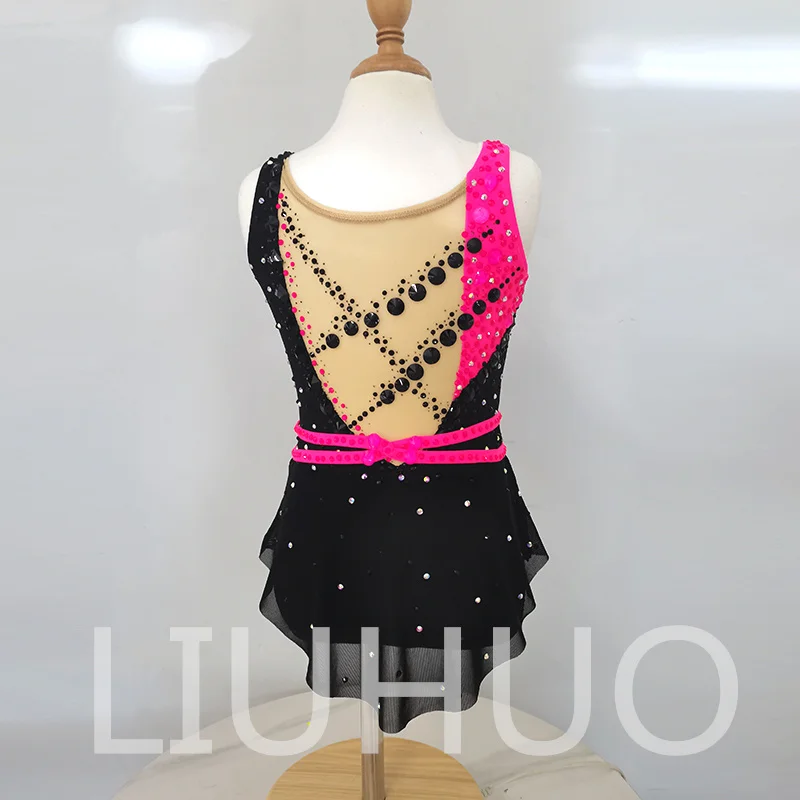 LIUHUO Rhythmic Gymnastics Leotard Competitive Cheerleading Performance For Children