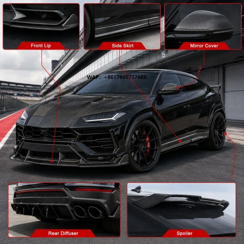 Zero Ring Custom Carbon Fiber  Urus Full Kit Exterior Interior Body Trim Accessories OEM ODM Factory Wholesale