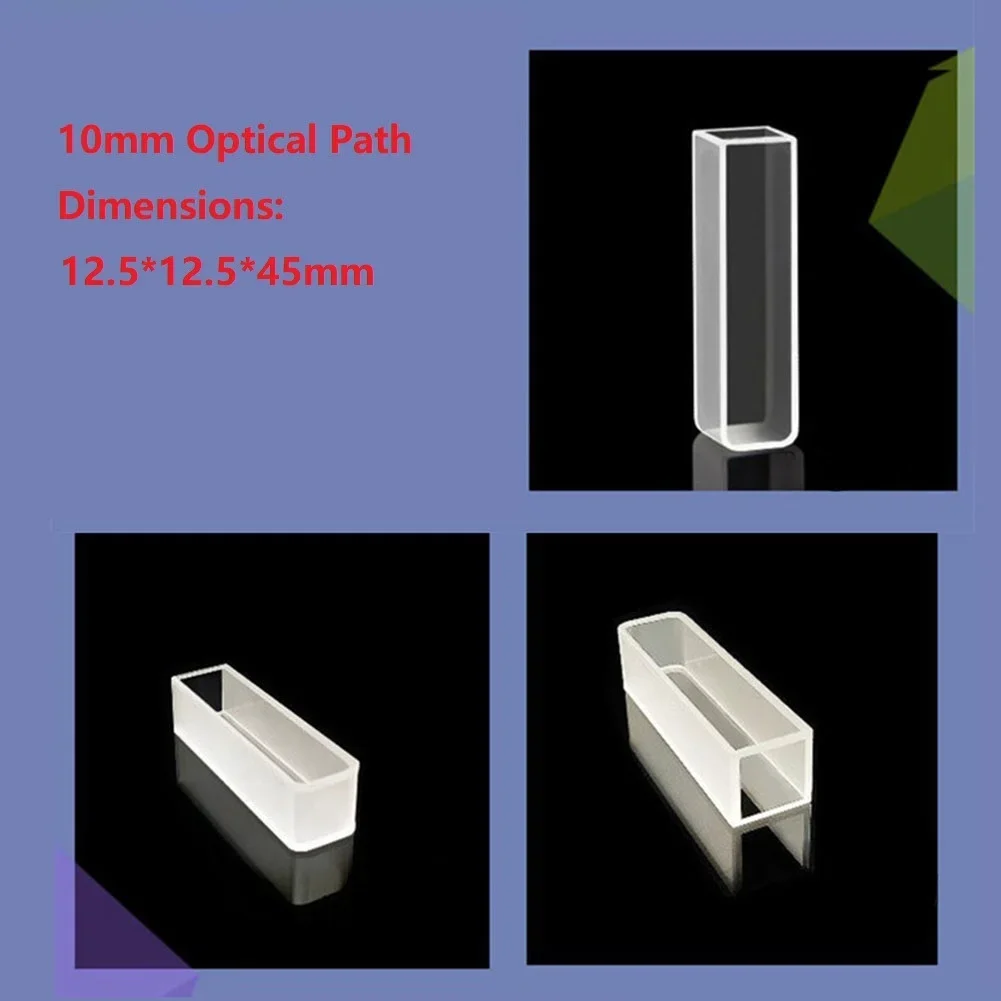 Cuvette Glass Cuvette Outdoor Home Accessories Parts Replacements 1 Pcs 3.5ml 300℃/556℉ 340-2500nm High Quality