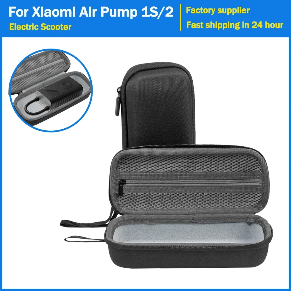Elektrische Hochdruck Luftpumpe Schutzhülle Harte EVA Fall Für Xiaomi 2 Auto Inflator 1S Pumpe Fall Aufblasbare Schatz box Teile