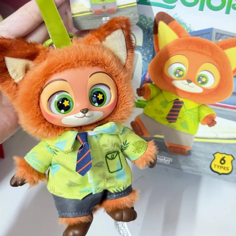 

Подлинная Зверополис Джуди Ник слепая коробка модель орнамент мультфильм милая фигурка Ника-сюрприз игрушки собирать куклу детский подарок на день рождения