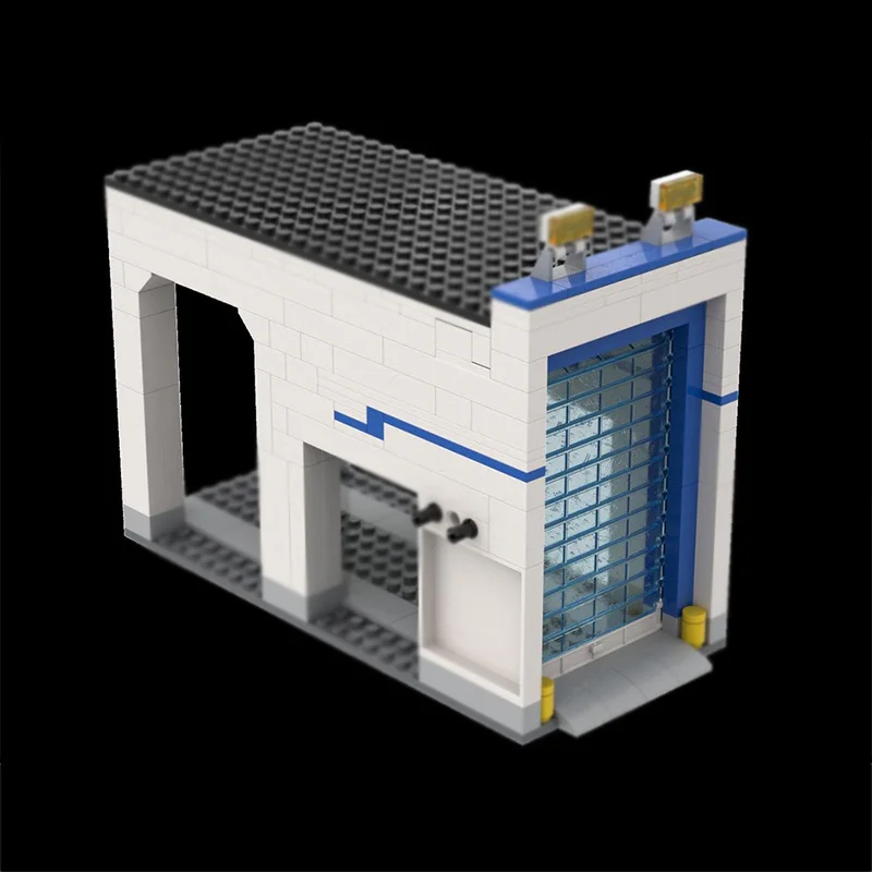 ชุดตัวต่อโมเดลเมือง รถแข่งความเร็วสูง พร้อมที่จอดรถพรีเมียม ของเล่นเทคโนโลยีแบบประกอบเอง เหมาะสำหรับเป็นของขวัญวันหยุดสำหรับเด็ก