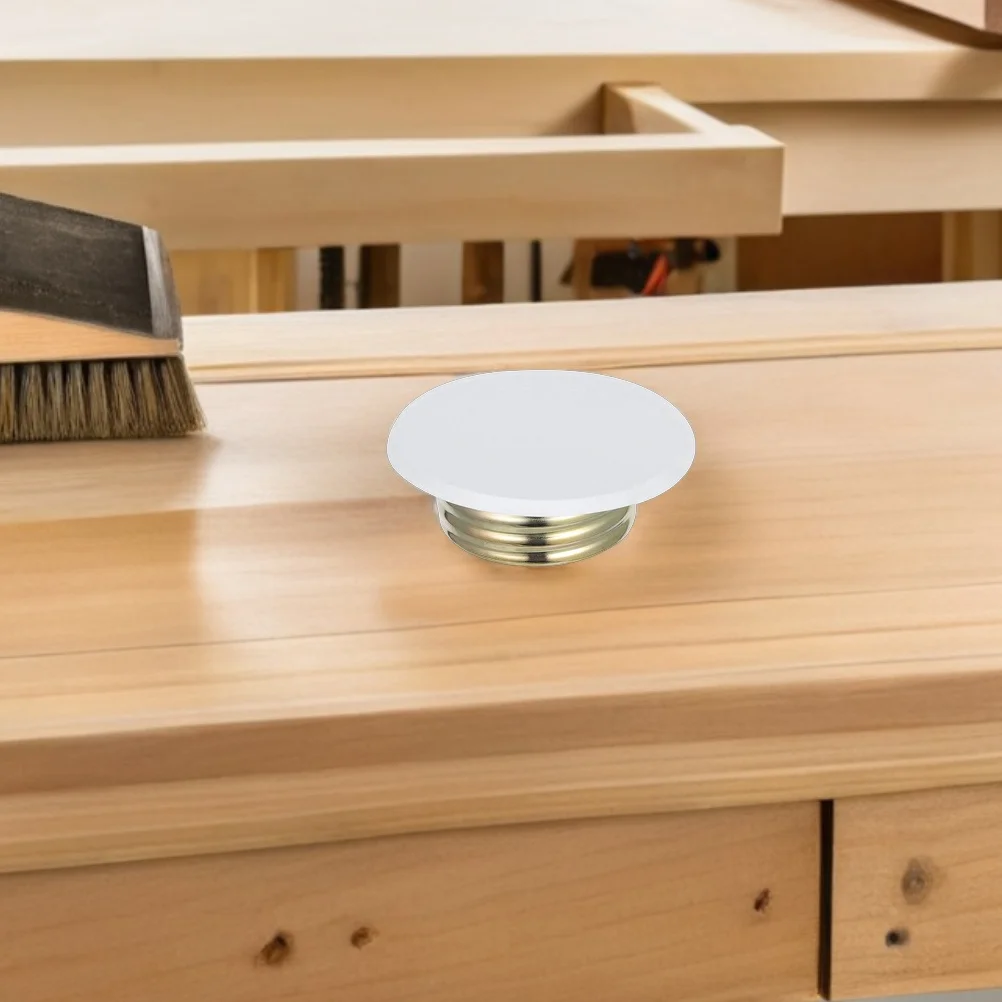 10Pcs Concealed Fire Sprinkler Cover Plate Metal Decorative Trim Cap for Ceiling Residential Commercial Use Sprinkler Head