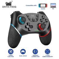 DATA FROG 6 Axis Gyro Wireless Bluetooth Game Controller for Mobile Phone PC Universal Gamepad with Dual Vibration