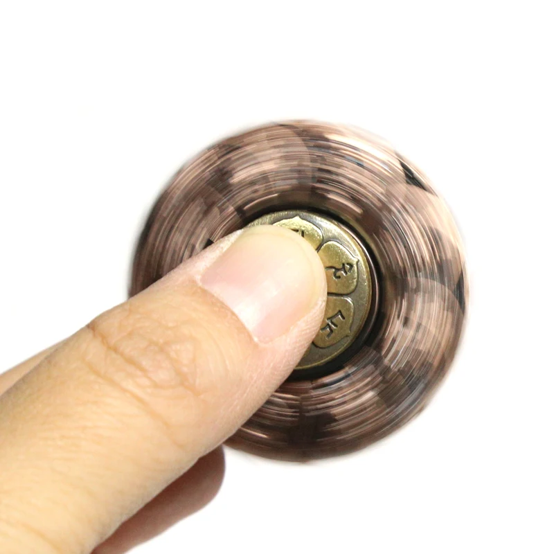 Giroscopio de loto para la yema del dedo, Spinner de mano de Metal, rotación del autismo, juguete antipresión, juguete antiestrés, regalo para niños