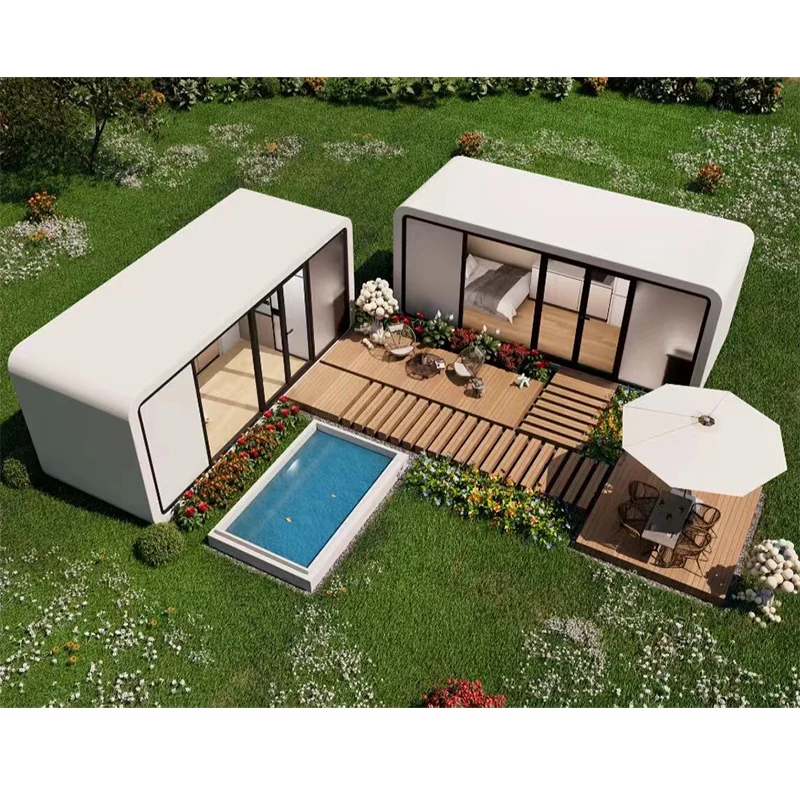 Anti Rust Moisture Proof Manufactured Homes Commercial Shop Camp Hotel Luxury Shipping Container House Container Prefab Home