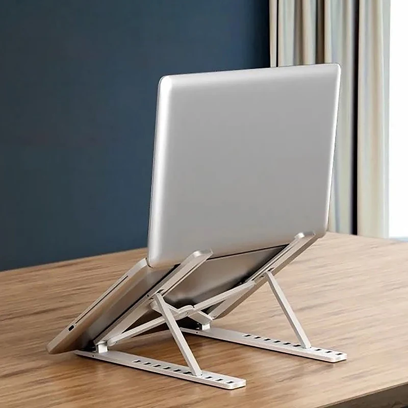 【3CS99】1Pcs Universal Laptop Plastic Stand Adjustable Notebook Holder Non-slip Foldable Cooling Base Bracket