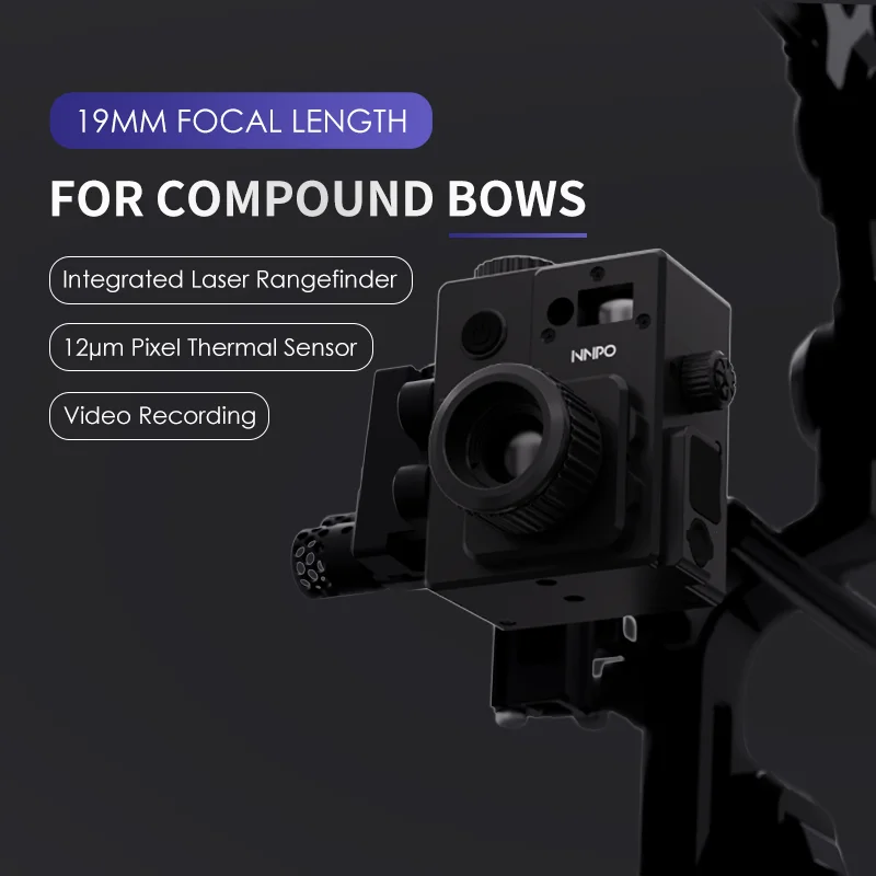 BA-219L 19mm Self-Contained Laser Rangefinder 256*192 Compact Size Easy Carry High Dedicated for Compound Bow