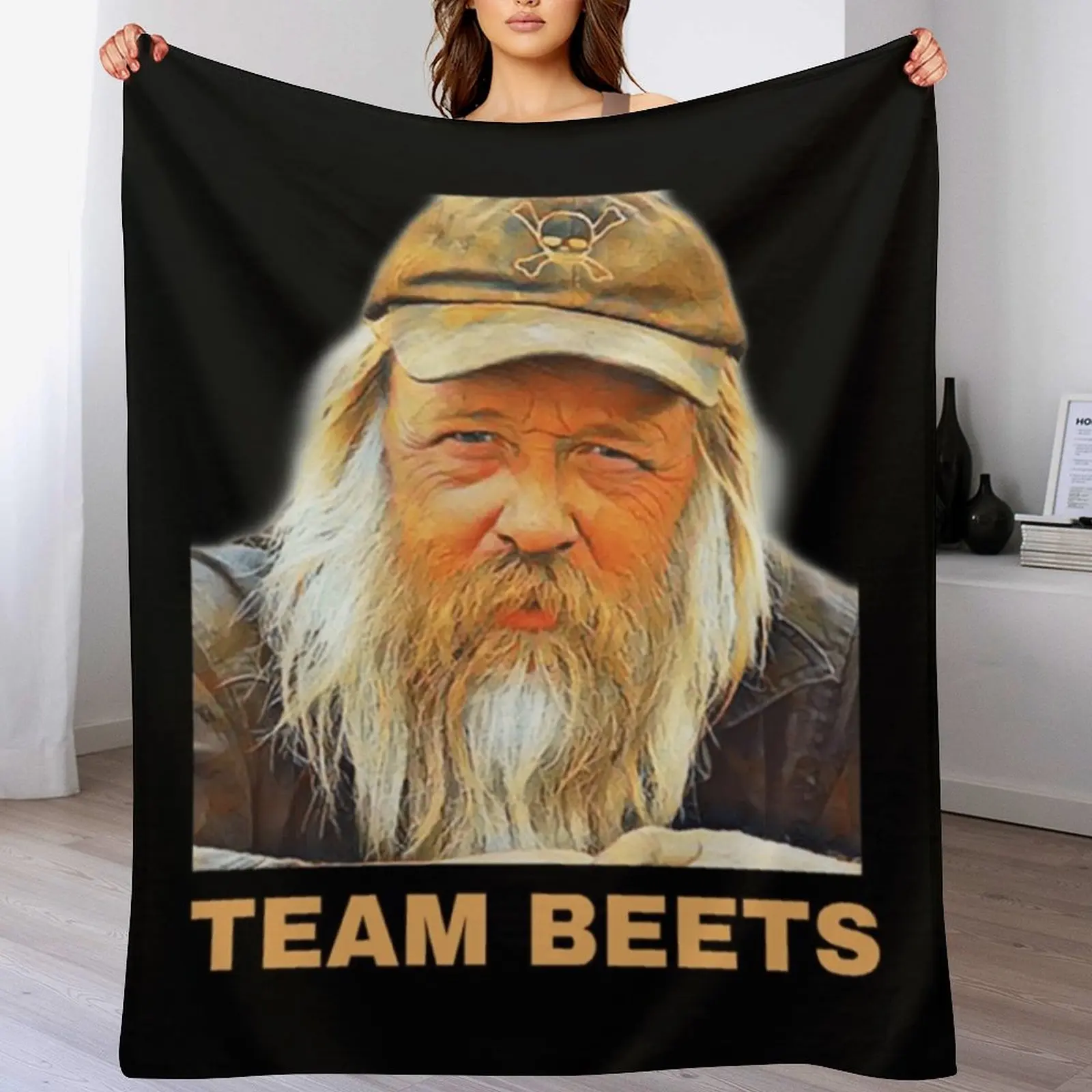 Team Beets Gold Rush Tri-blend Throw Blanket