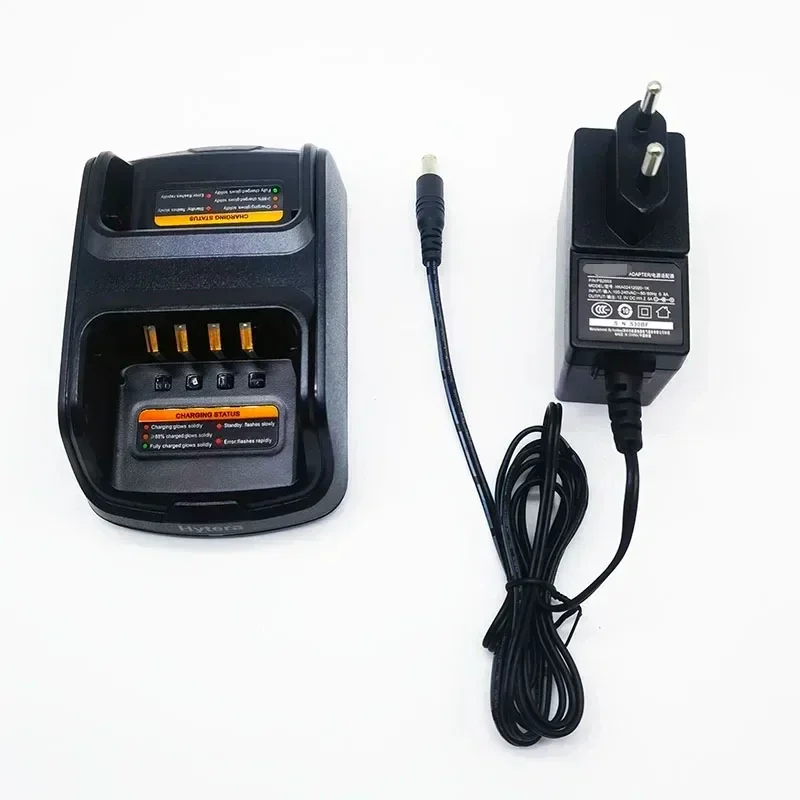 CH10A06 2-Way Desktop Charger for Hytera PD705 PD755 PD785 PT580H PD405 PD505 PD565 PD605 PD685 PD985 PD795 BL2006 Walkie Talkie