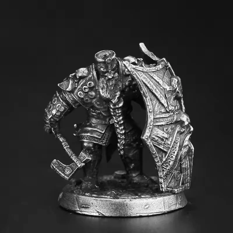 

Static Ornament Metal Cupronickel Soldier Model Action Figures Toys Game Chess Pieces Decoration Desktop Miniature Accessories