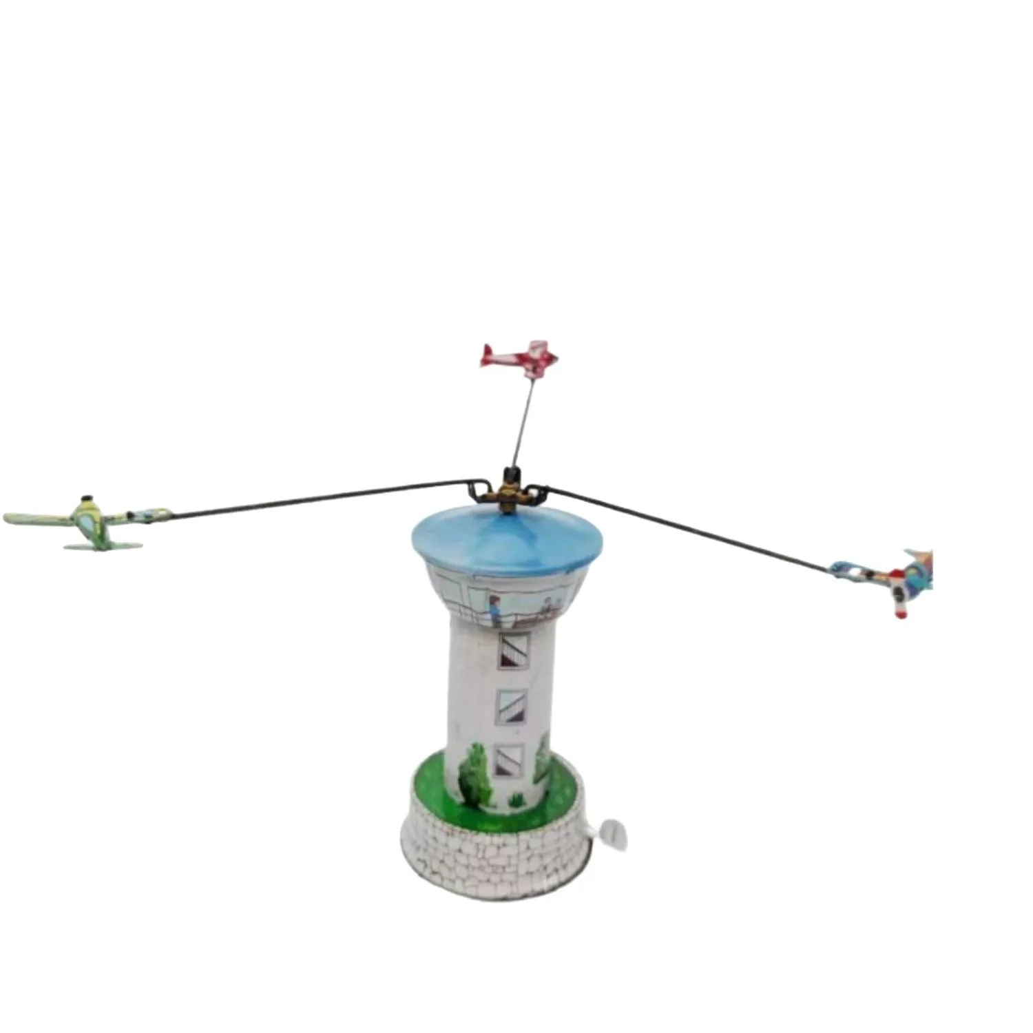 MM265 Obrotowy samolot Retro Nostalgiczny motyw Spersonalizowana ozdoba Kreatywny prezent Rękodzieło blaszane