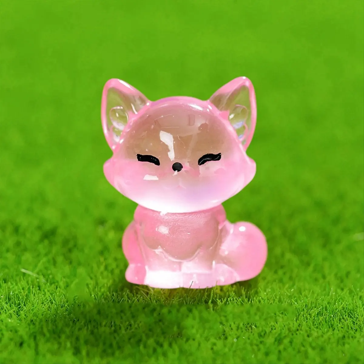 giftnew 60PCS Mini Fox Ornaments-Fairy Garden Ornaments, DIY Mini Home & Desktop Ornaments