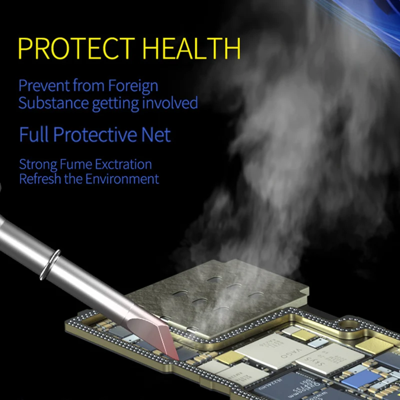 เครื่องสกัดควันด้วยกล้องจุลทรรศน์ลมช่างปรับความเร็วลมได้4ระดับ