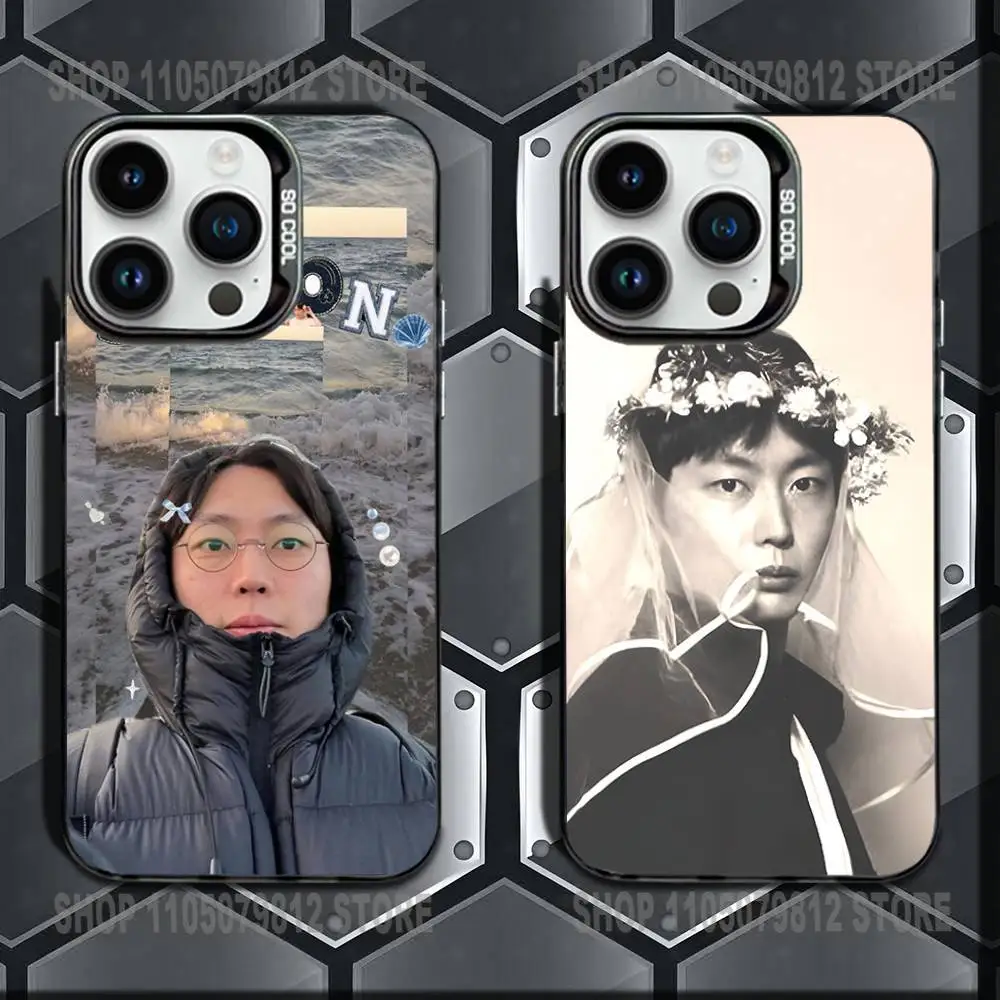 

R-Roh J-Jae W-Won Phone Case For iPhone 16,15,14,13,12,11,Mini,Pro,E,MAX Black Candy Matte Shockproof Cover