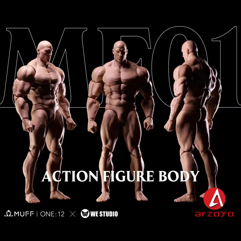 Muff Toys AD01 1/12 figurine à collectionner corps fort Muscle bande dessinée héros corps articulé 17Cm hommes soldat figurine modèle