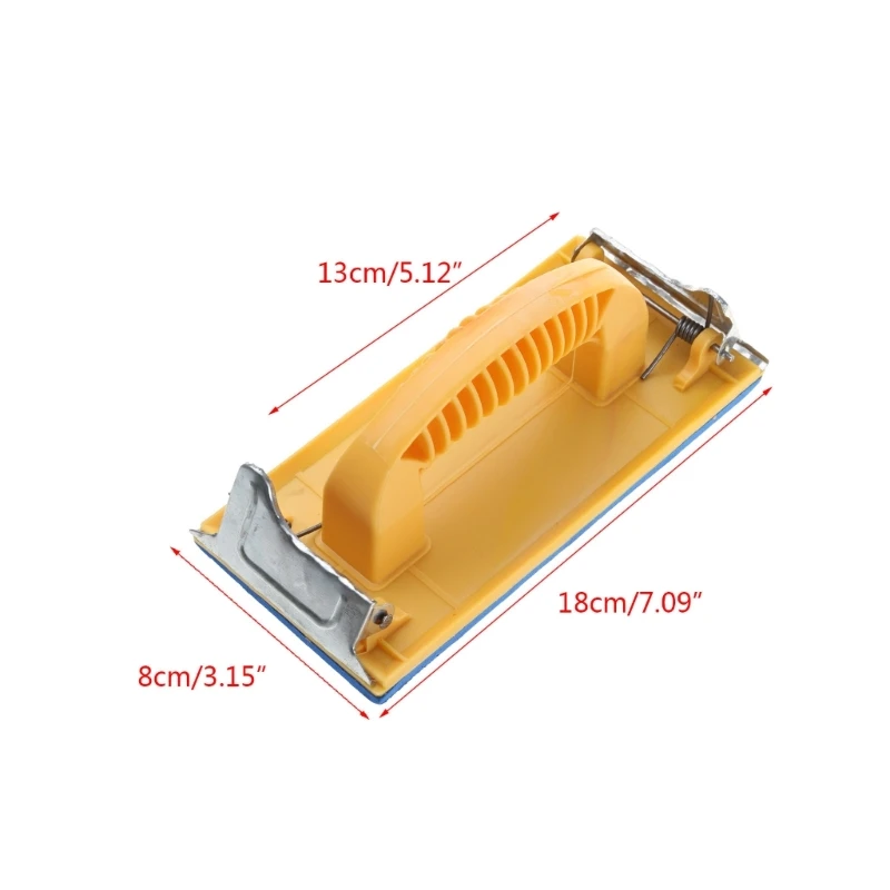 1 PC Handschuurmachine Schuurpapier Houder Slijpen Polish Tool Schuurgereedschap Voor Wandplaat Schuren Houtbewerking Dropship