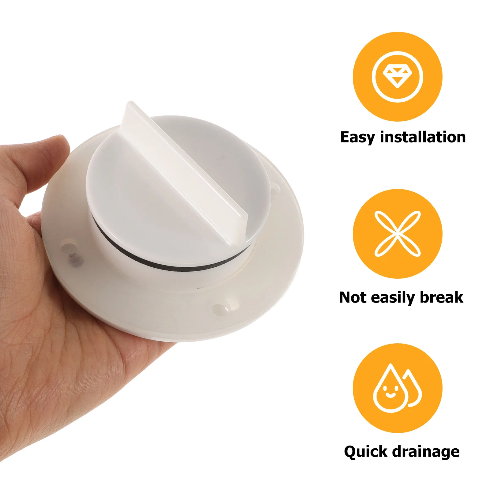 

Boat Water Scupper Valve Drain Outlet Replacement Fitting For Marine Deck Hull Bottom Discharge Boat Draining Accessory