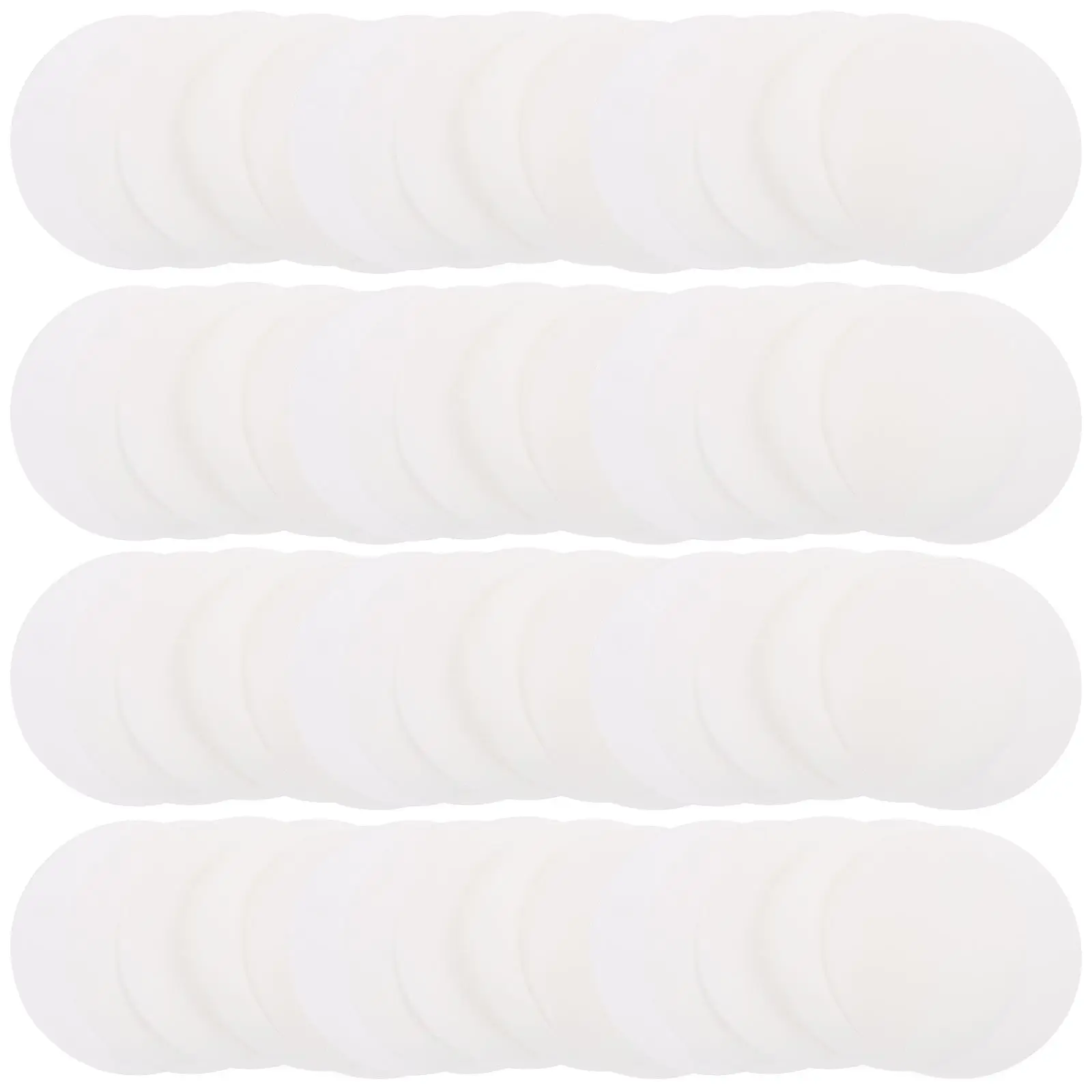 100 Stück Filterpapier, Labor-Testliner, rund, weiß, Lüfterscheibe, mittlere Filtration