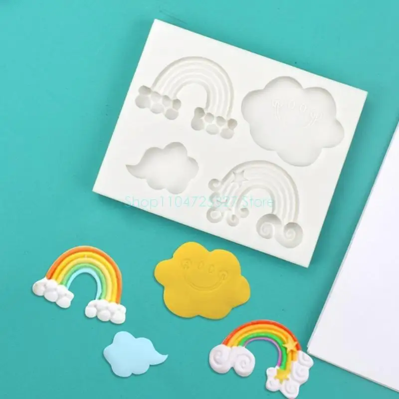 

DIY Cloud Rainbows Baking Mold Birthday Cookie Tools Cake Decorating Tools