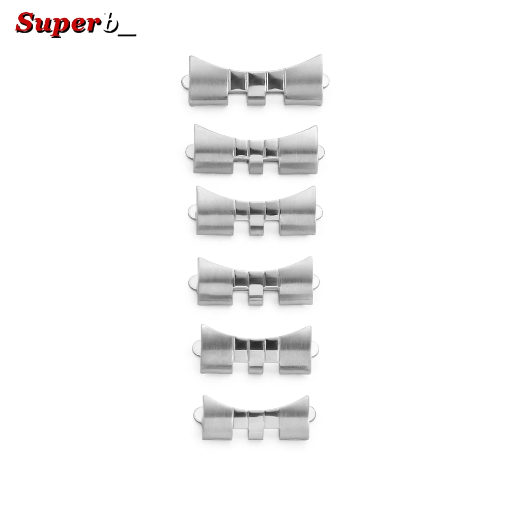 18/19/20/21/22mm Stainless Steel Strap Connectors for Seiko SKX007/009 for Oyster for Jubilee Curved End Link Watchband Adapter - view 5