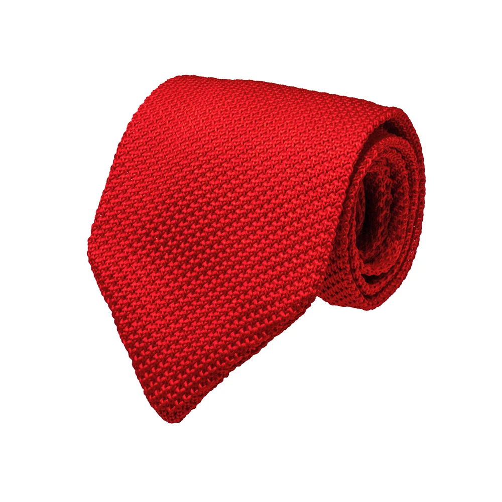 Modische Herren-Krawatten aus Strick, 7,5 cm breit, für formelle Anlässe, braune Krawatte, Hochzeitsaccessoire, Geschenk. – Detail 4