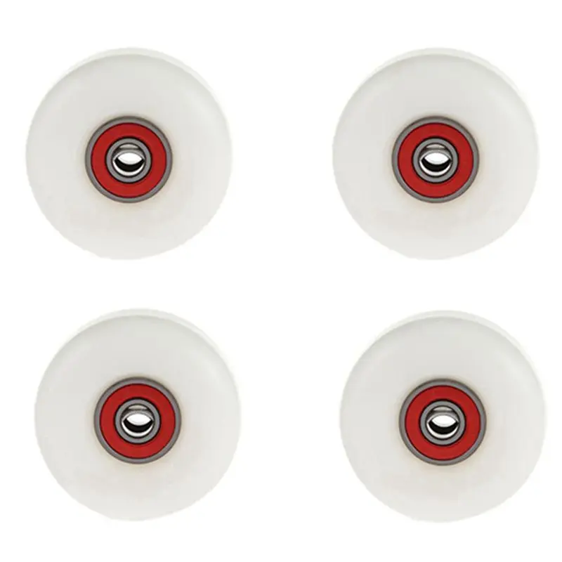

NALFI-4 Pack Skateboard Wheels Longboard Cruiser Wheels Skateboard Longboard Wheels For Ollie Punk Jumping White