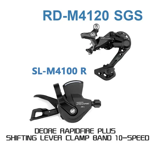 Imagen 2 del producto Grupo de 10 velocidades M4100 RD-M4120 Palanca de cambio de cambio trasera 11-40T/42T/46T/50T 10V Cassette X10 Cadena BB52 6 Kit