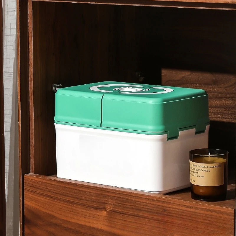 Medicine box Household large-capacity portable first aid box Multi-layer medicine emergency box storage