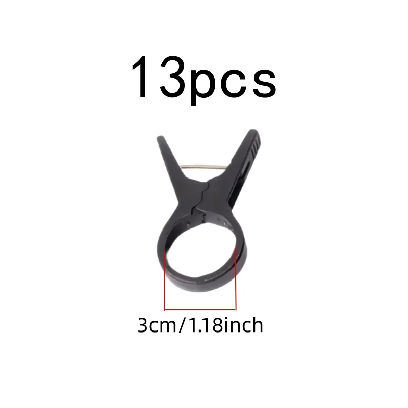 13 pcs Durable Plastic Material 3cm Plant Support Clips, great for Vegetable Climbing Support, Easy Clip On Stems
