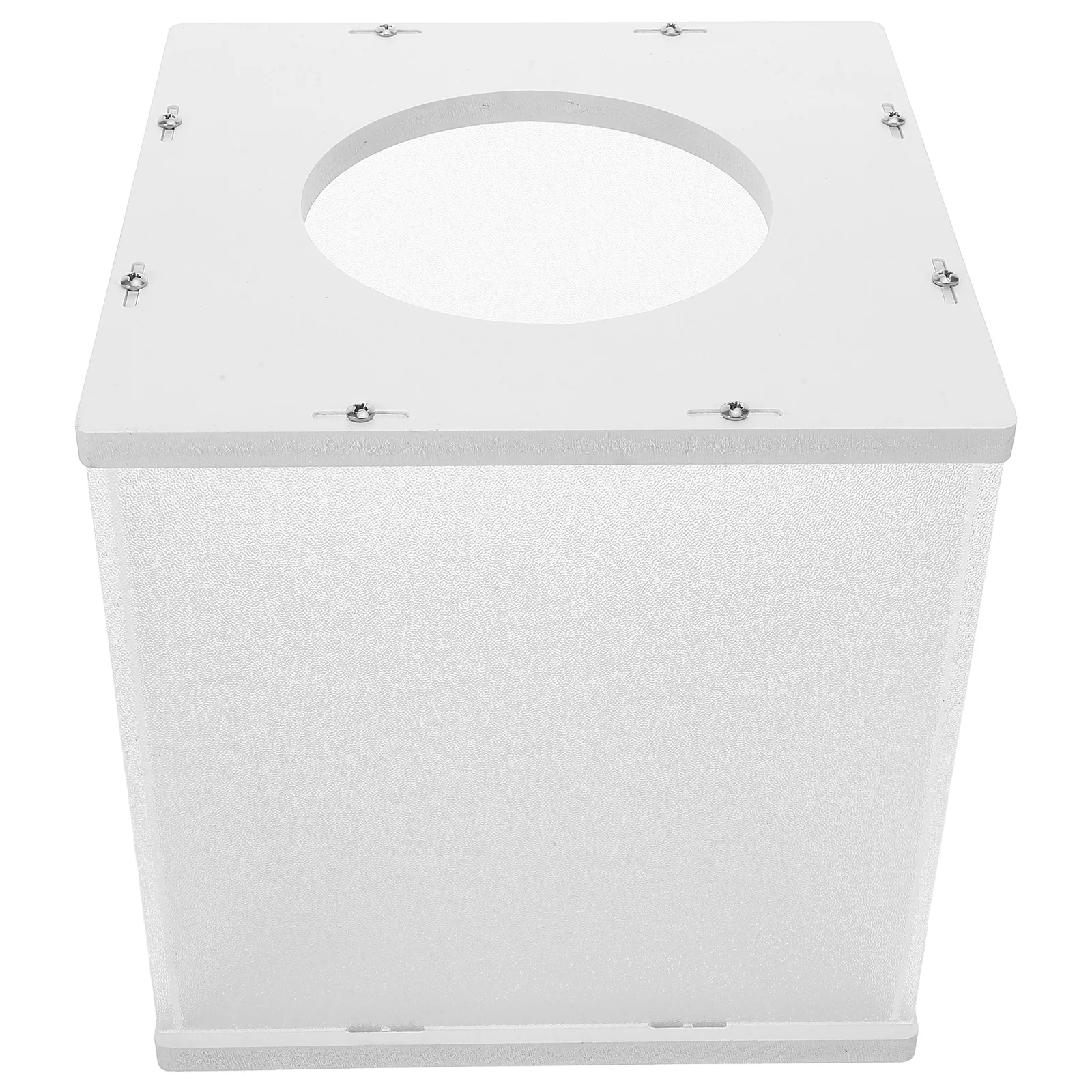 

20cm Clear Raffle Ticket Box Transparent Suggestion Voting Donation Container for Charity Fundraising Event Cash Ballot