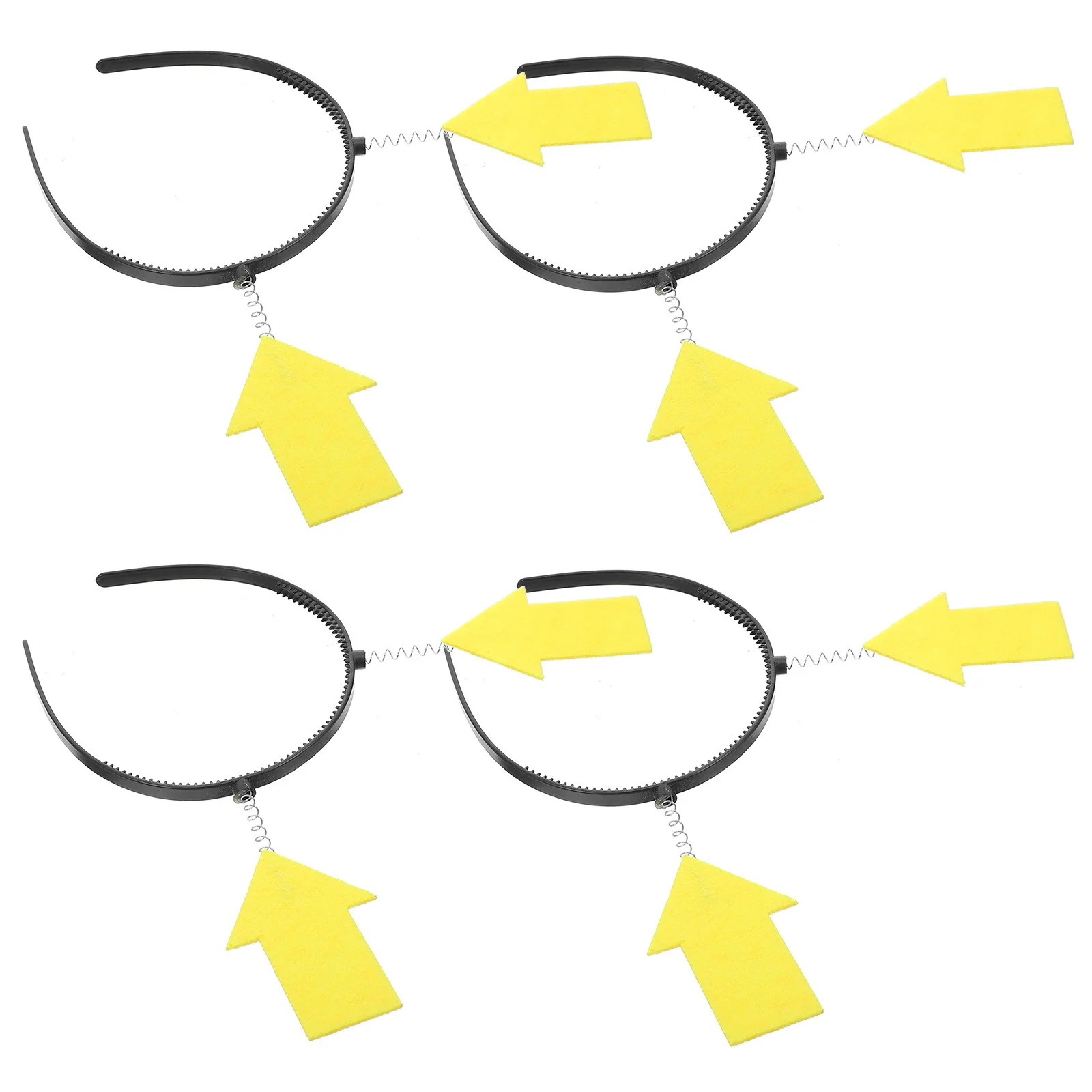 

4Pcs Arrow Headbands Novelty Humor Hair Hoop for Cosplay Events Birthday Concerts Fun Party Supplies Women Kids Festival Gear